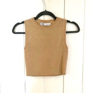 Tan Zara Crop Top
